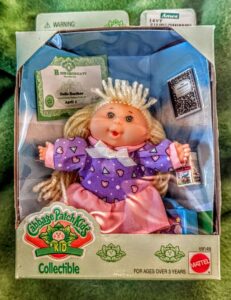 Cabbage Patch Kids Collectible Doll Pink And Purple Outfit
